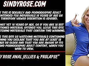 Sindy Rose anal jellies &amp; prolapse