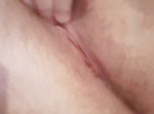 Playing with my pussy close up
