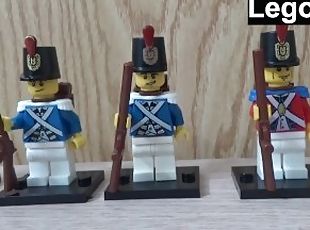 Lego minifigures of sexy British Imperial soldiers