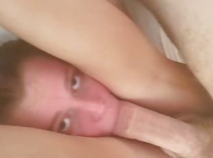 Becky Maverick Sucks Bret Grey's Cock in Contortion Flexible Kinky Gymnast Stripper