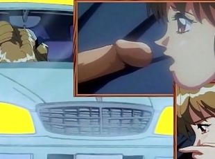 HENTAI CAR BLOWJOB Cum Swallow - animated girl sucks cock till cum anime street blowjobs POV CUMSHOT