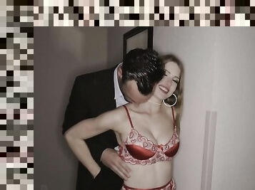 New Sensations - Big Tit Wife Fucks Big Cock With Husband On Phone (Octavia Red)