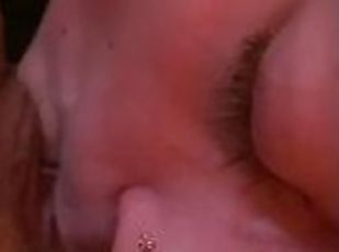 Watch Me Suck Her Sexy Swollen Clit Up Close