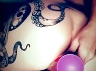 Rit, Velike joške, Mastrubacija, Amaterski, Analno, Igrača, Dildo, Rit (Butt), Solo, Tattoo