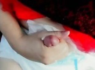 Sissy diaper girl caught masturbating again