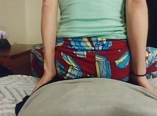 Girlfriend Grinding On Lap With Leggings On