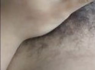Thai boy shows his red head cock and ejaculates white liquid using his hot saliva
