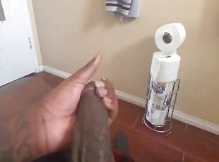 Besar (Huge), Mastubasi, Besar sekali, Cumshot (keluarnya sperma), Buatan rumah, Hitam, Pertama kali, Seorang diri, Penis