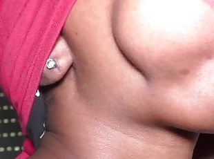 Amatør, Blowjob, Cumshot, Ebony, Stor pikk, Interracial, Creampie, Svart, Svelging, Cum