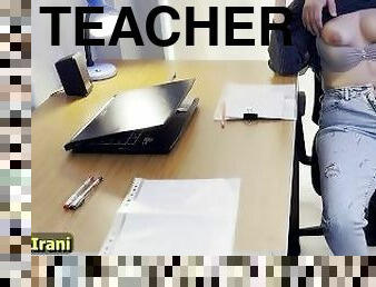 pisarna, učiteljica, milf, arabsko