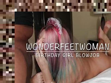 WonderFeetWoman Birthday Girl Blowjob Preview