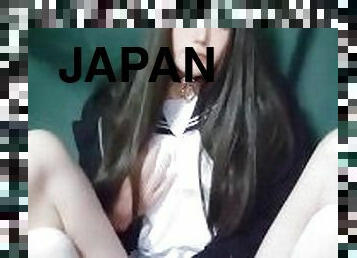 Japanese Crossdresser Dry Orgasm