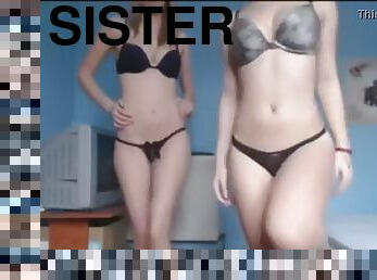 Two 18 year olds naked twin sisters on webcam