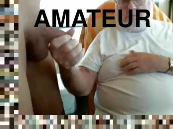 masturbation, vieux, amateur, jeune-18, plus-agée, vieux-jeune