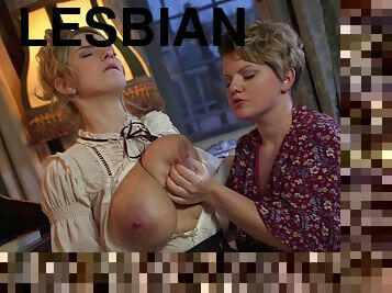 Katarina And Marie - euro lesbian boob play - monster boobs