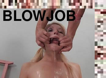 gammel, skolejente, blowjob, cumshot, tenåring, deepthroat, knulling-fucking, 18år, eldre-older, brutal