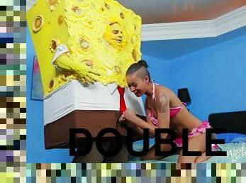 Spongebob Intercourse - Spongeknob Squarenuts With Skin Diamond