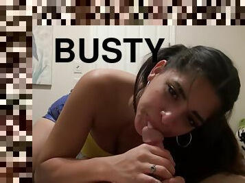 Gabriela Lopez And Gabriella Lopez - Busty Teen Sucks You Dry