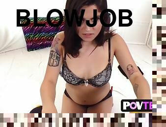 Raquel roper's perfect blowjob pov