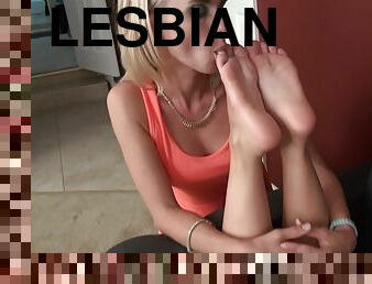 Teen lesbos foot fetish amazing porn video