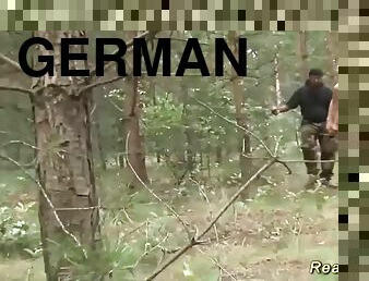 German milf interracial outdoor banged