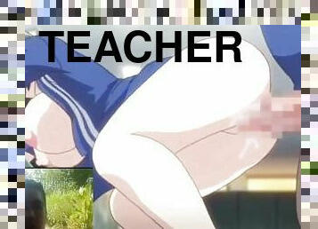 schoolgirl fucks her teacher to pass the subject HENTAI UNCENSORED