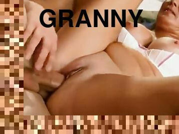 Beautiful Granny Copulated by a Big Cook