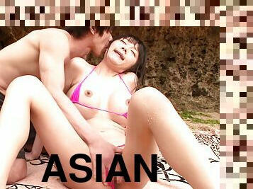 asian, alat-kelamin-wanita, kurus, perempuan-jelita, remaja, muda18, punggung-butt, petite, bikini, remaja-asian