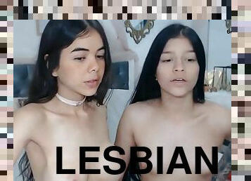 vagina-pussy, amatir, sayang, lesbian-lesbian, remaja, latina, webcam, cantik