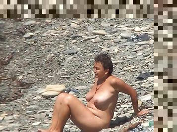 tettone, nudisti, allaperto, pubblici, maturi, spiaggia, europee-european, europee, tettone-busty, solitari