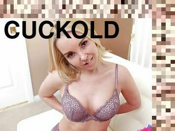 POV cock sucking with blonde teen Aaliyah Love