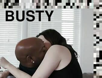 Busty milf dana dearmond interracial sex on the couch