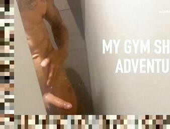 Gay Cruising in the gym shower