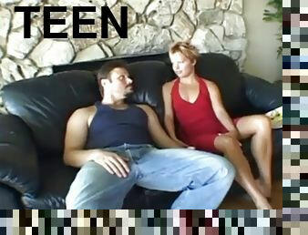Sexy teen and lucky man