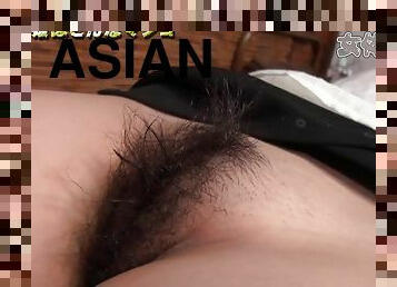asiatisk, hårete, onani, pussy, tenåring, japansk, erotisk, asiatisk-tenåring
