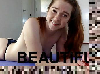 redhead 18 yo teen webcam show