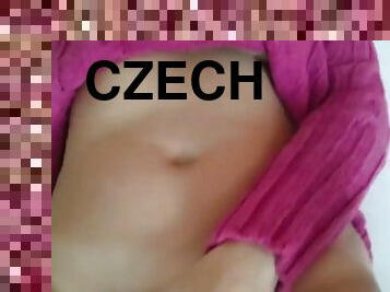 Czech hairy pussy masturbating and orgasm compilation