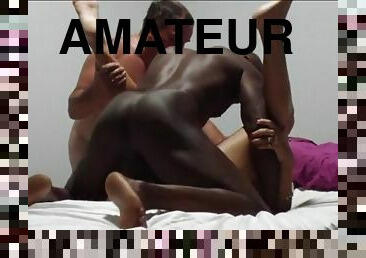 swingers, amatør, ebony, svart, trekant