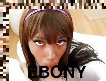 Ebony wants cum