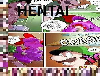 Luigi se ve a follarse a todas las chicas del reino de Bowser para salvar a la princesa