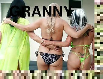 Old girl orgy