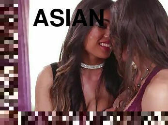 asiatisk, shemale, anal, suging