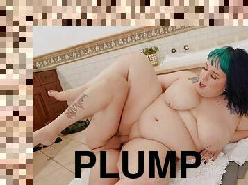 feit, blowjob, bbw, mann, knulling-fucking, massiv, våt, plumper