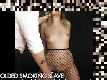 amatør, pikslikkeri, legetøj, bdsm, slave, blond, fetish, rygende, bondage, bind-for-øjnene