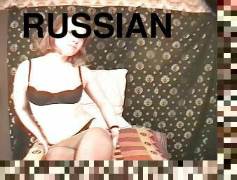 masturbation, russe, amateur, ados, vintage, solo