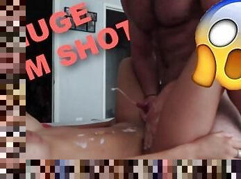 MASSIVE cum shot! (CUM EVERYWHERE)