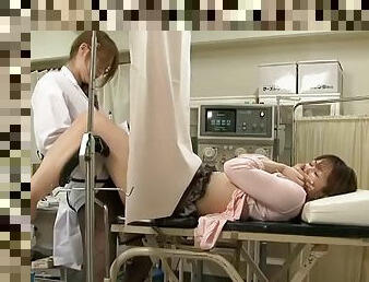 vibratori-fissabili-al-corpo, lesbiche, giapponesi, videocamera, voyeur, ospedale