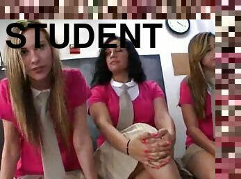 student, lærer, blowjob, cumshot, handjob, klasserom