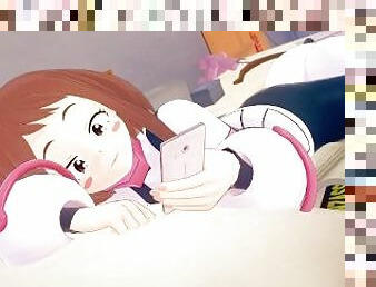 OCHACO URARAKA MY HERO ACADEMIA IN THE NIGHT TURNS INTO A CREAMPIE LATE AT NIGHT - HENTAI 3D + POV