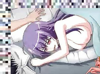 Voluptuous anime babe enjoys hard fucking